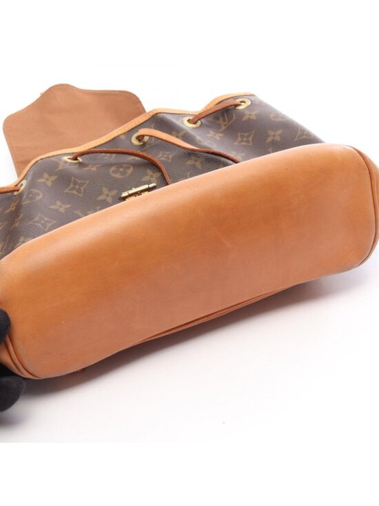 Louis Vuitton Backpack Montsouris MM Canvas Leather main image 9